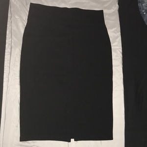 High waisted Blk Pencil Skirt Size L